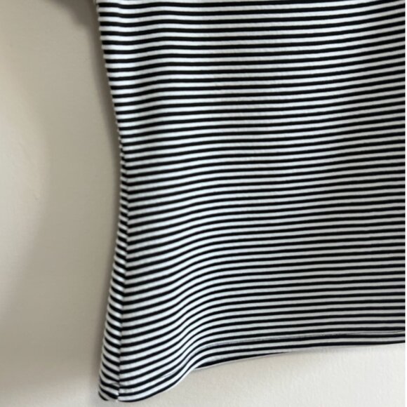 black and white striped top - Picture 2 of 4